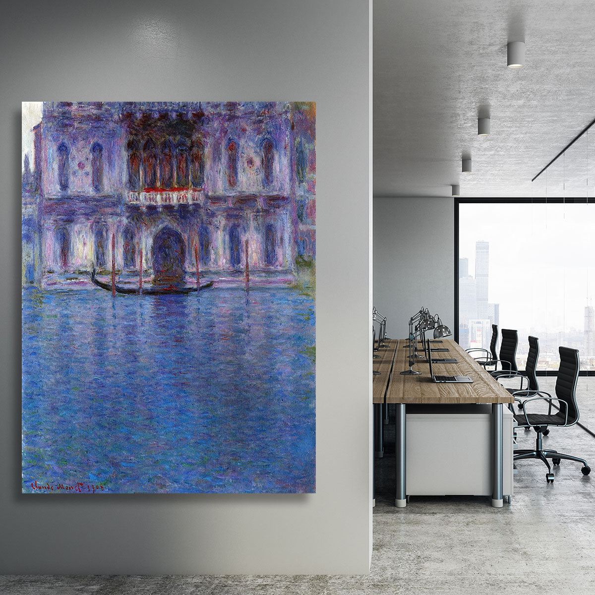 Palazzo 1 by Monet Canvas Print or Poster - Canvas Art Rocks - 3