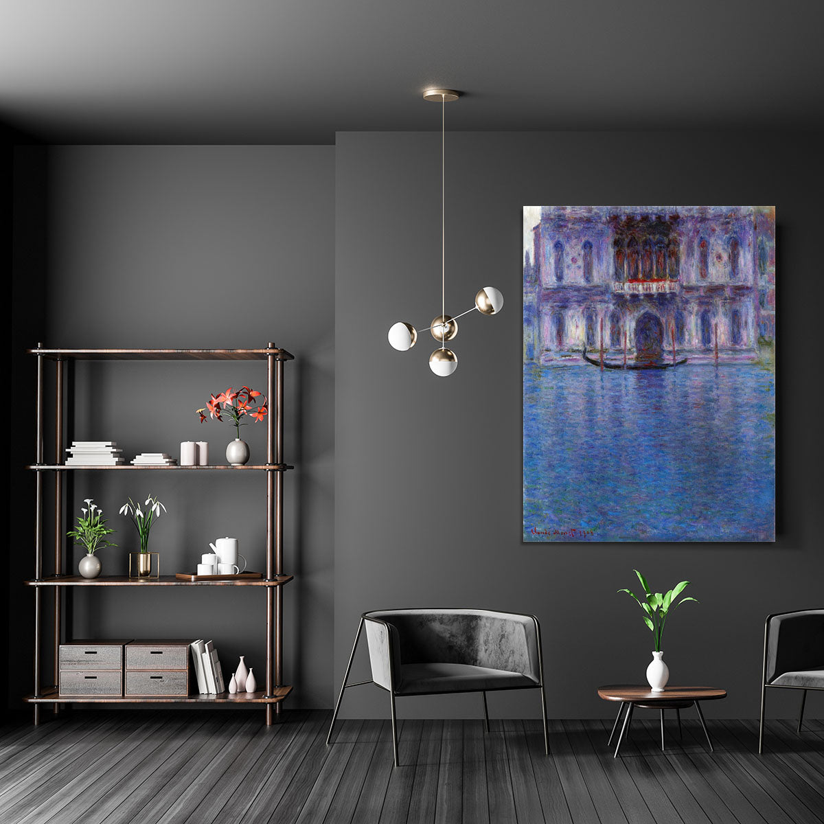 Palazzo 1 by Monet Canvas Print or Poster - Canvas Art Rocks - 5