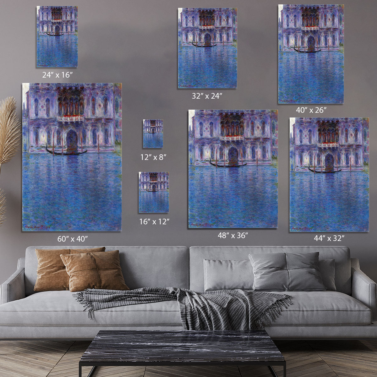 Palazzo 1 by Monet Canvas Print or Poster - Canvas Art Rocks - 7