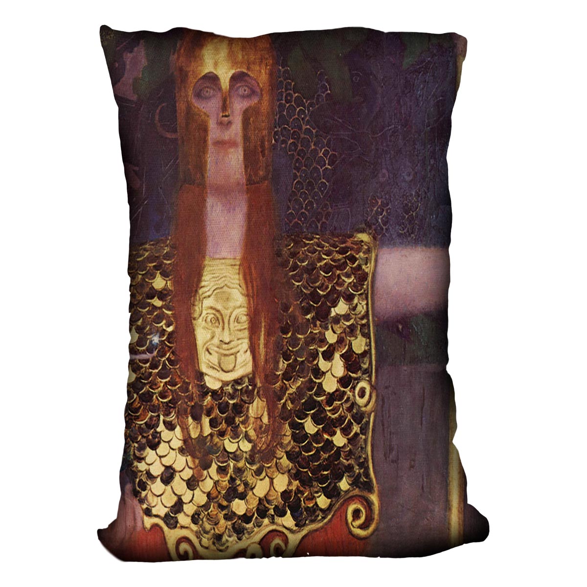 Pallas Athena by Klimt Cushion