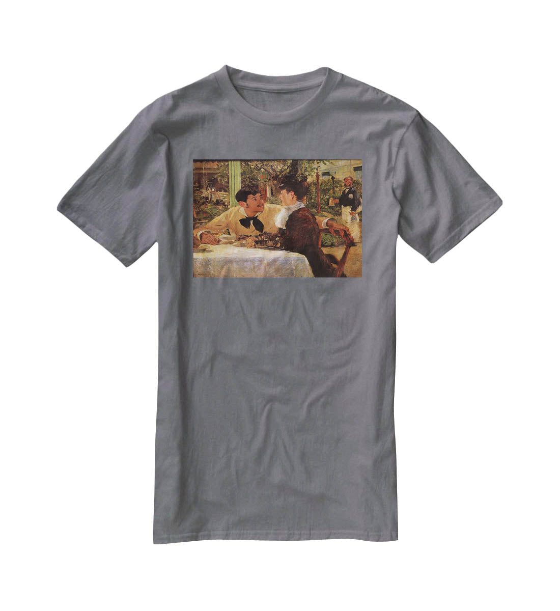 Pare Lathuille by Manet T-Shirt - Canvas Art Rocks - 3