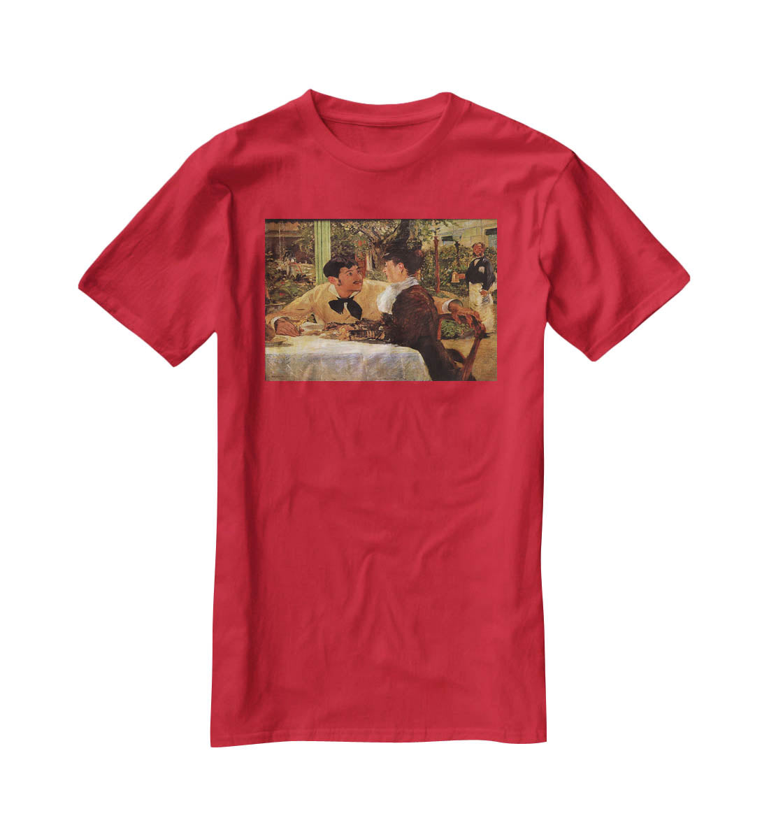 Pare Lathuille by Manet T-Shirt - Canvas Art Rocks - 4