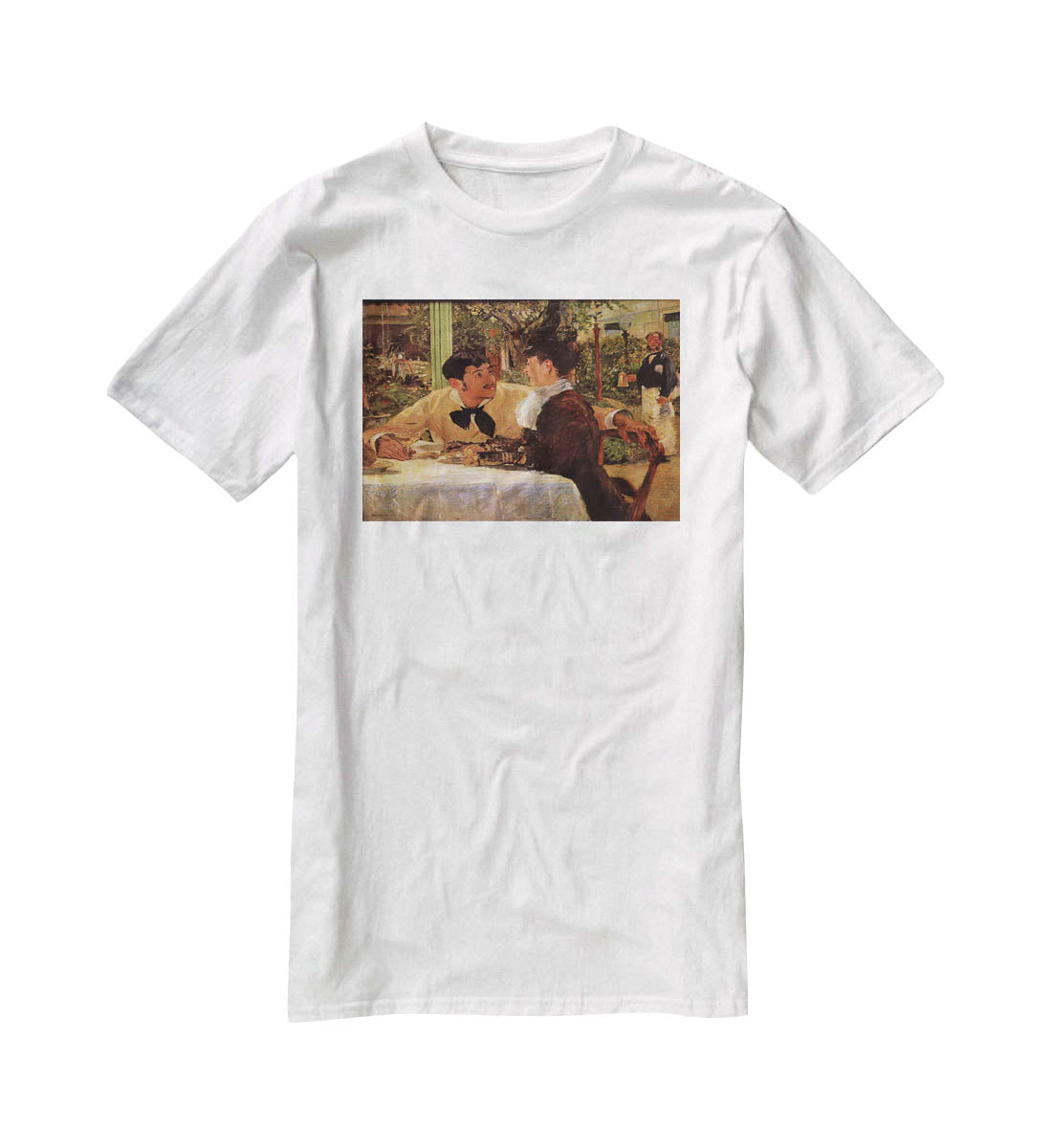Pare Lathuille by Manet T-Shirt - Canvas Art Rocks - 5