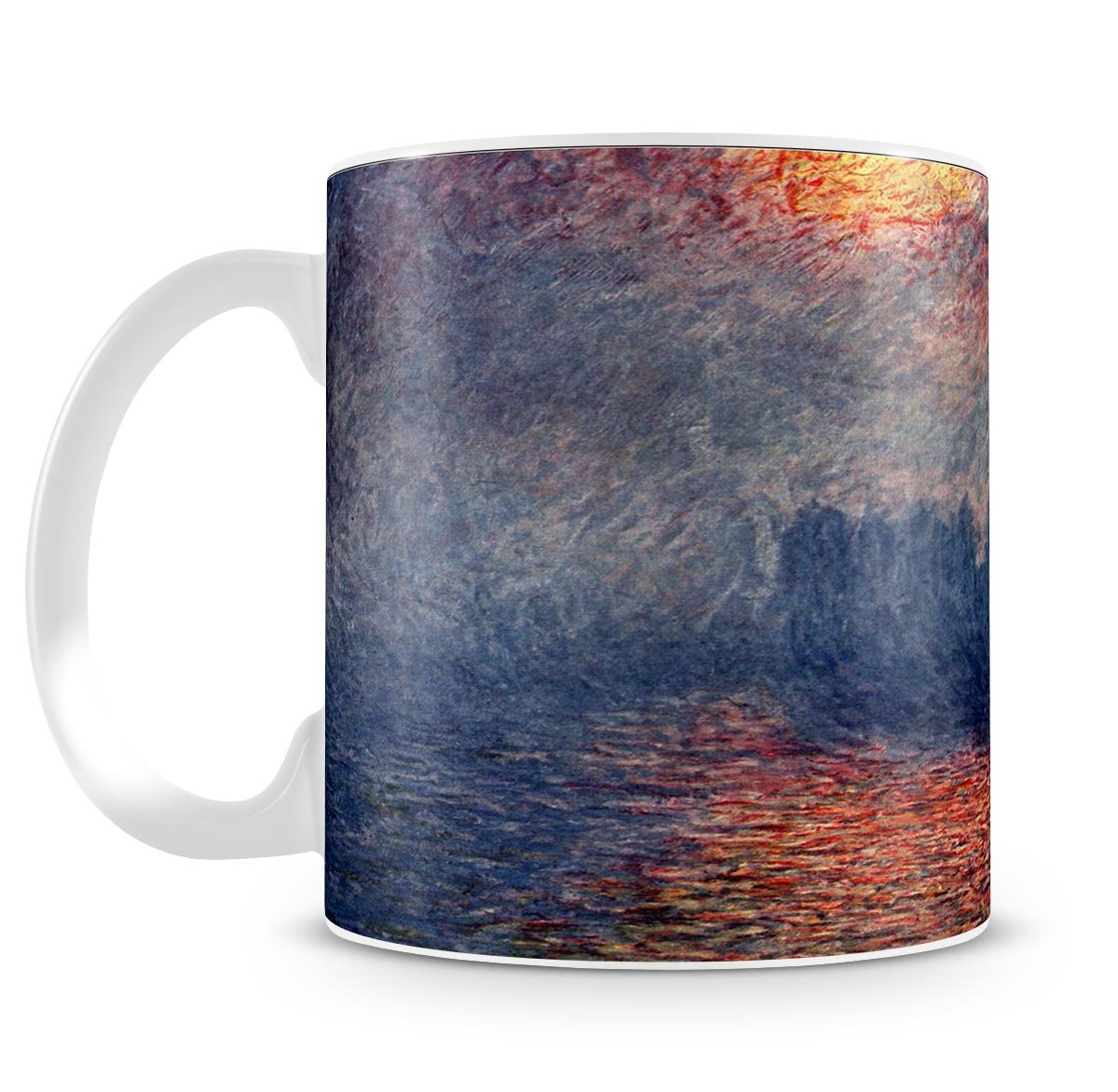 Parliament in London by Monet Mug - Canvas Art Rocks - 4