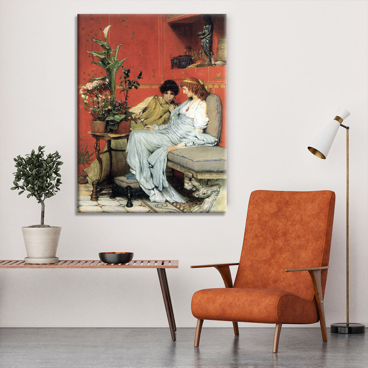 Penetralia by Alma Tadema Canvas Print or Poster - Canvas Art Rocks - 6