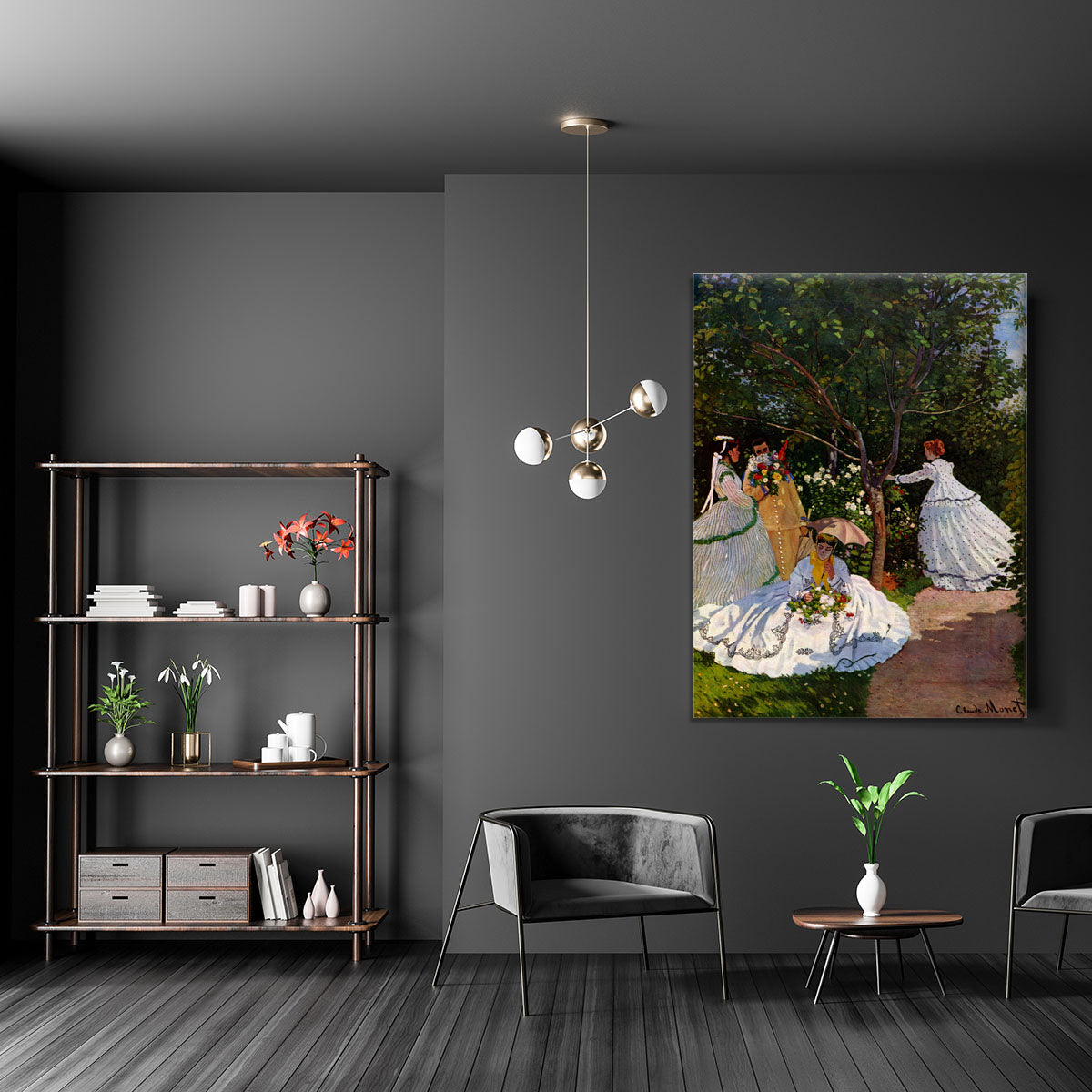 Picnic by Monet Canvas Print or Poster - Canvas Art Rocks - 5