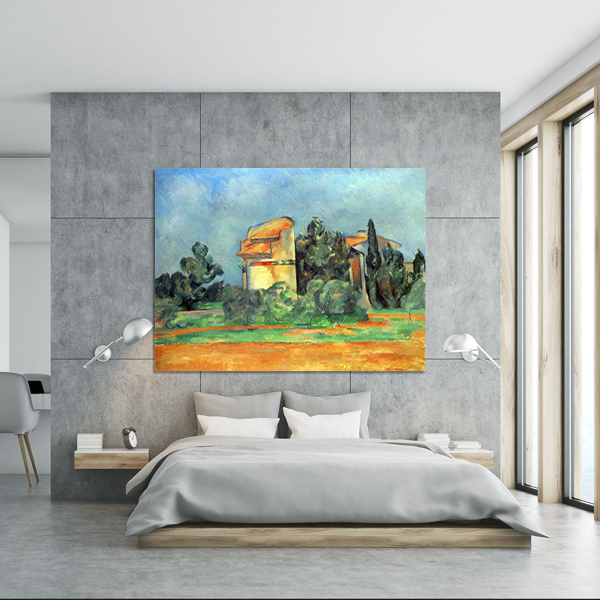 Pigeonry in Bellvue by Cezanne Canvas Print or Poster - Canvas Art Rocks - 5