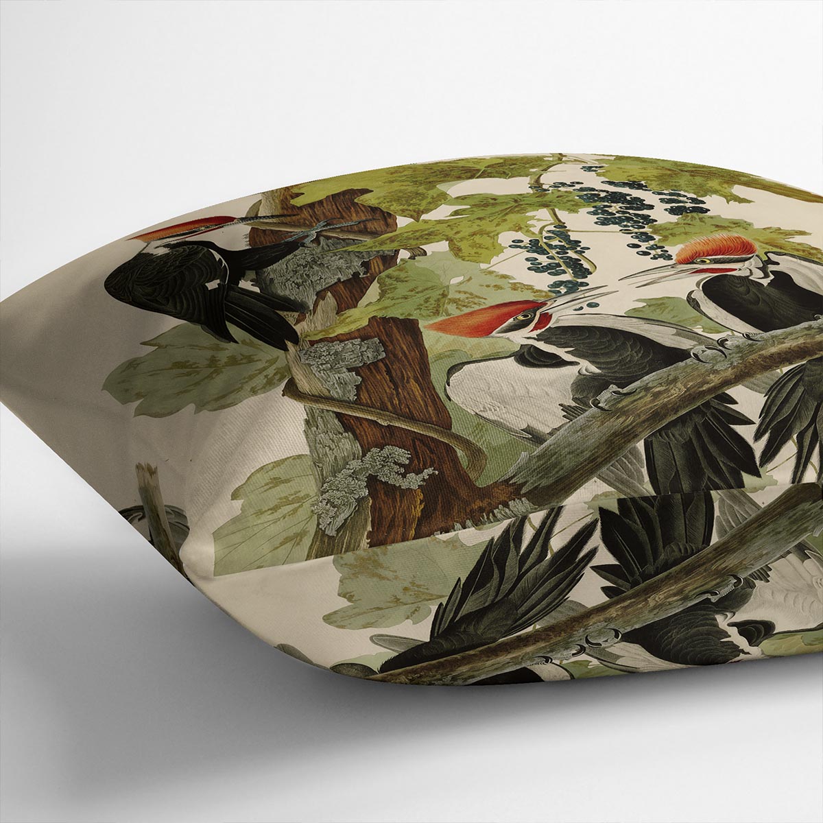 Pileated Woodpecker by Audubon Cushion
