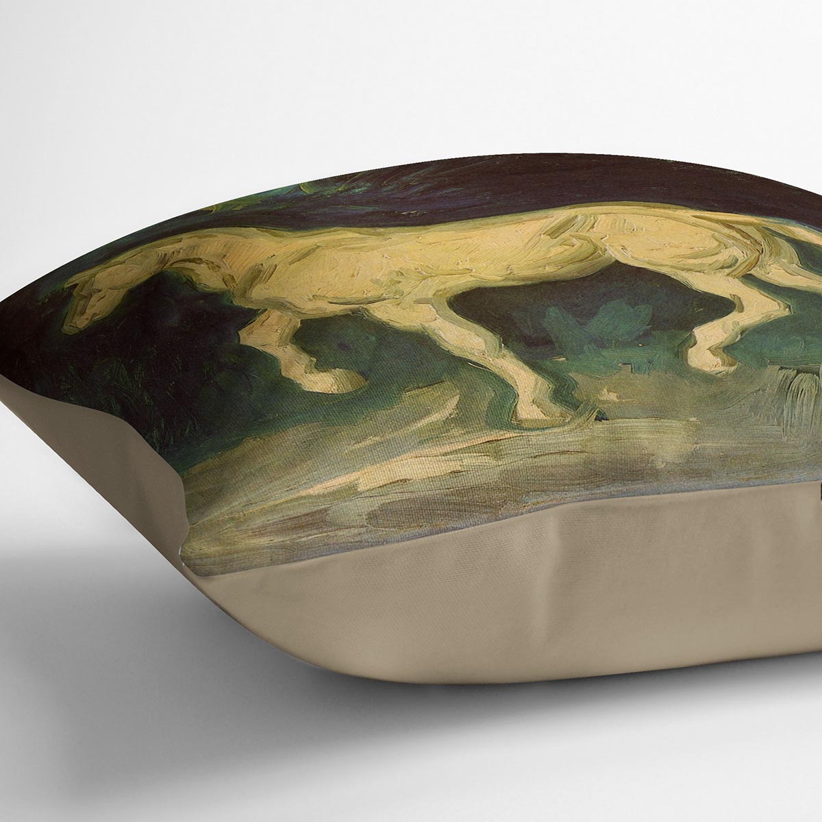 Plaster Statuette of a Horse by Van Gogh Cushion