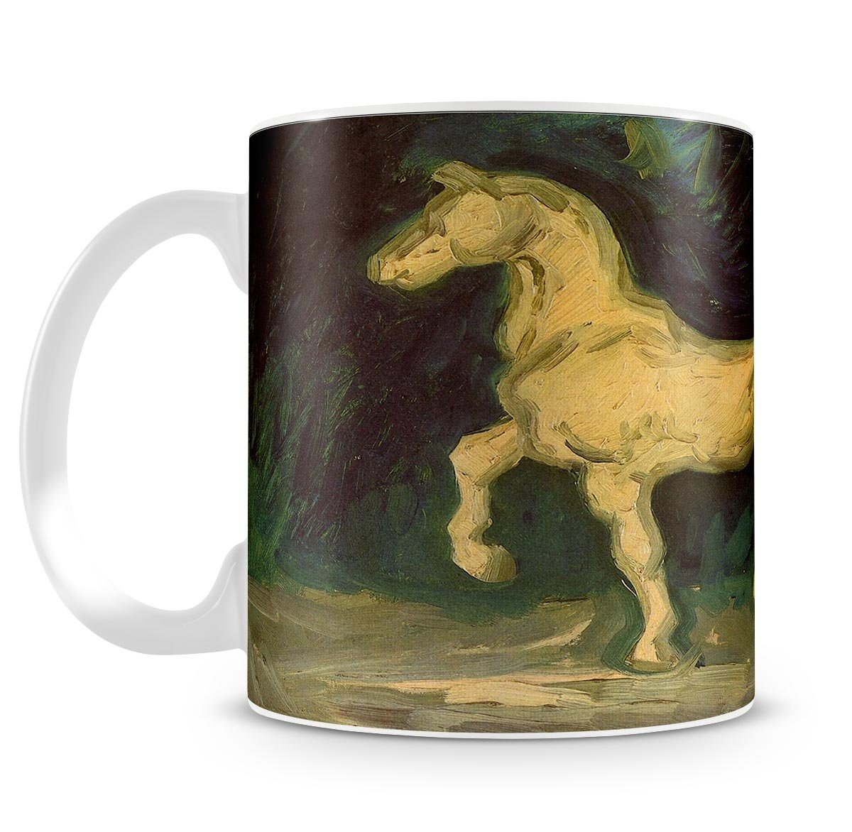 Plaster Statuette of a Horse by Van Gogh Mug - Canvas Art Rocks - 4