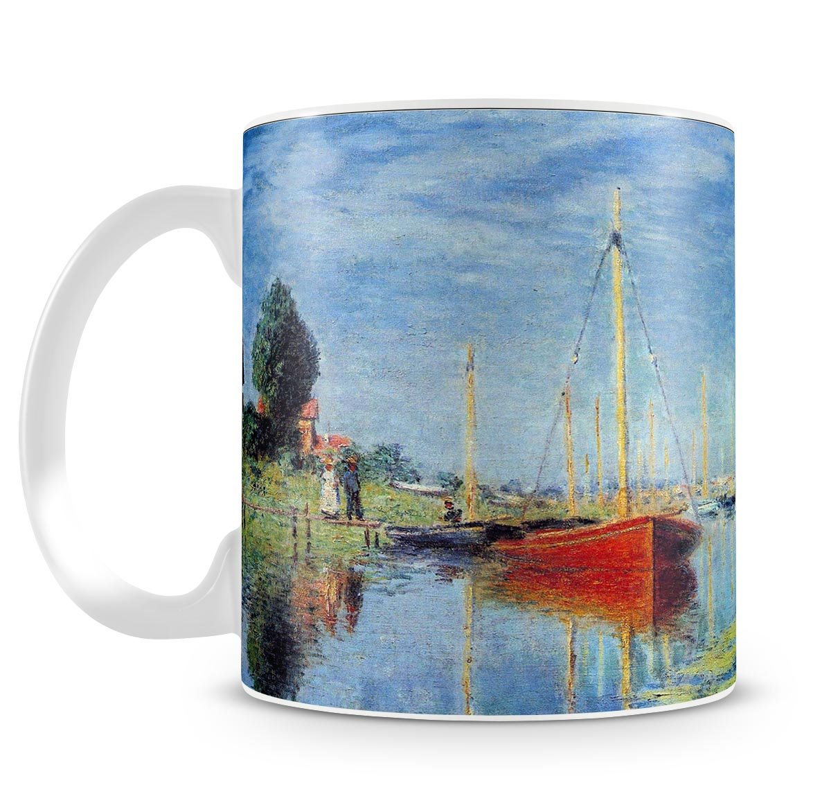 Pleasure Boats at Argenteuil by Monet Mug - Canvas Art Rocks - 4