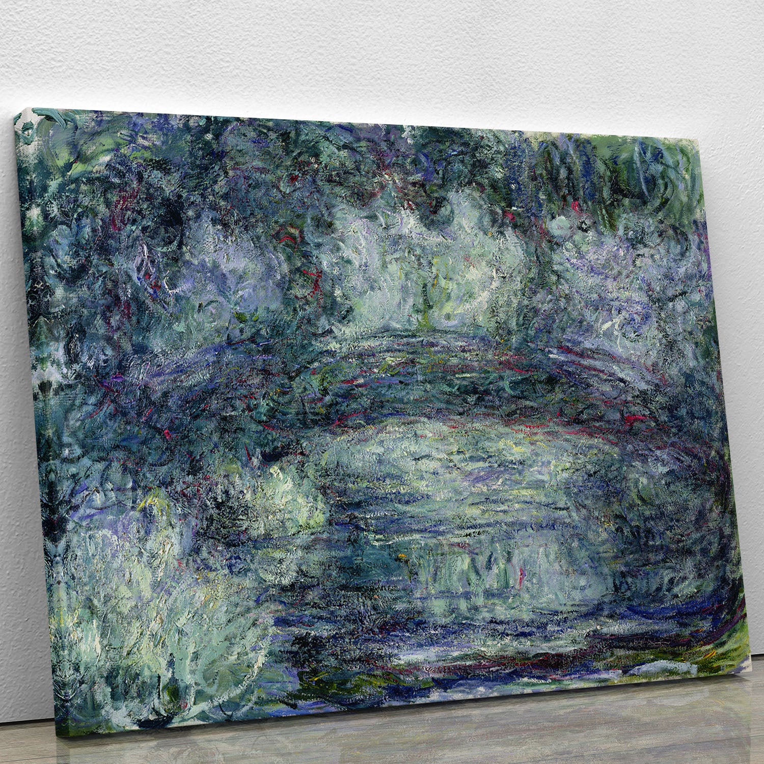 Pont Japonais Japanilainen silta by Monet Canvas Print or Poster - Canvas Art Rocks - 1