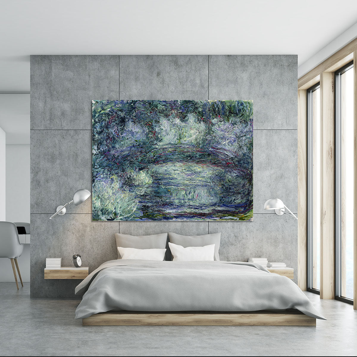 Pont Japonais Japanilainen silta by Monet Canvas Print or Poster - Canvas Art Rocks - 5