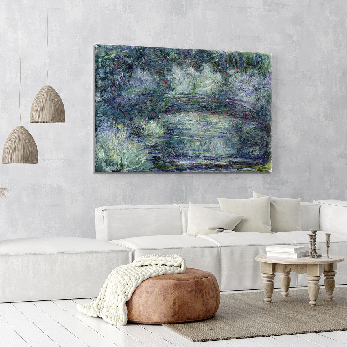 Pont Japonais Japanilainen silta by Monet Canvas Print or Poster - Canvas Art Rocks - 6