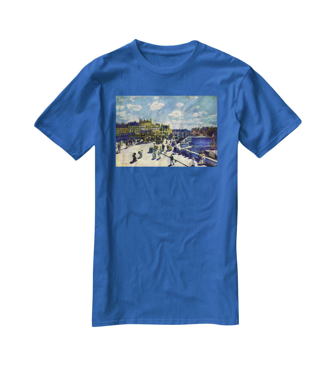 Pont Neuf by Renoir T-Shirt - Canvas Art Rocks - 2