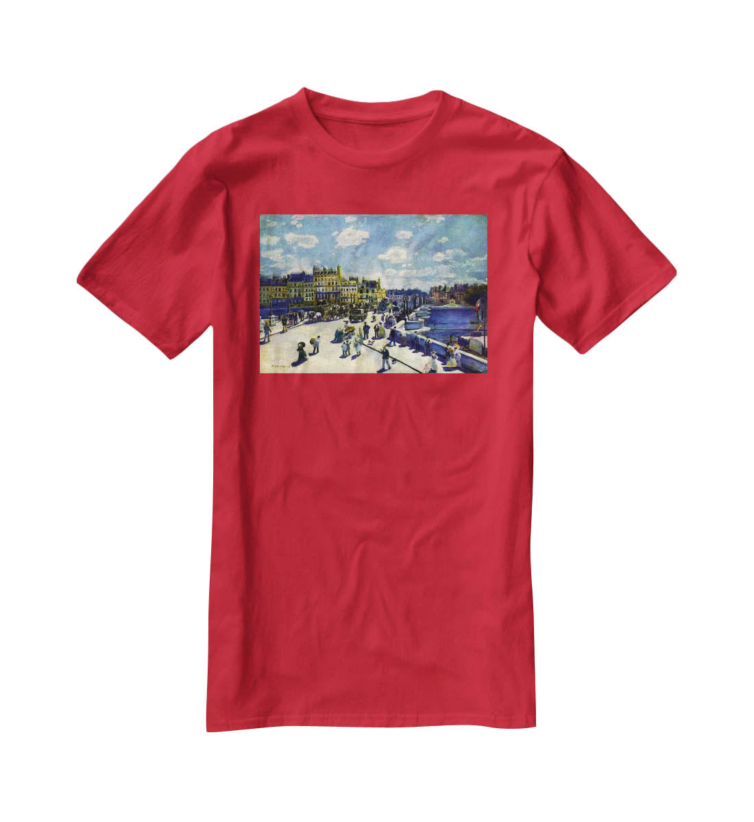 Pont Neuf by Renoir T-Shirt - Canvas Art Rocks - 4