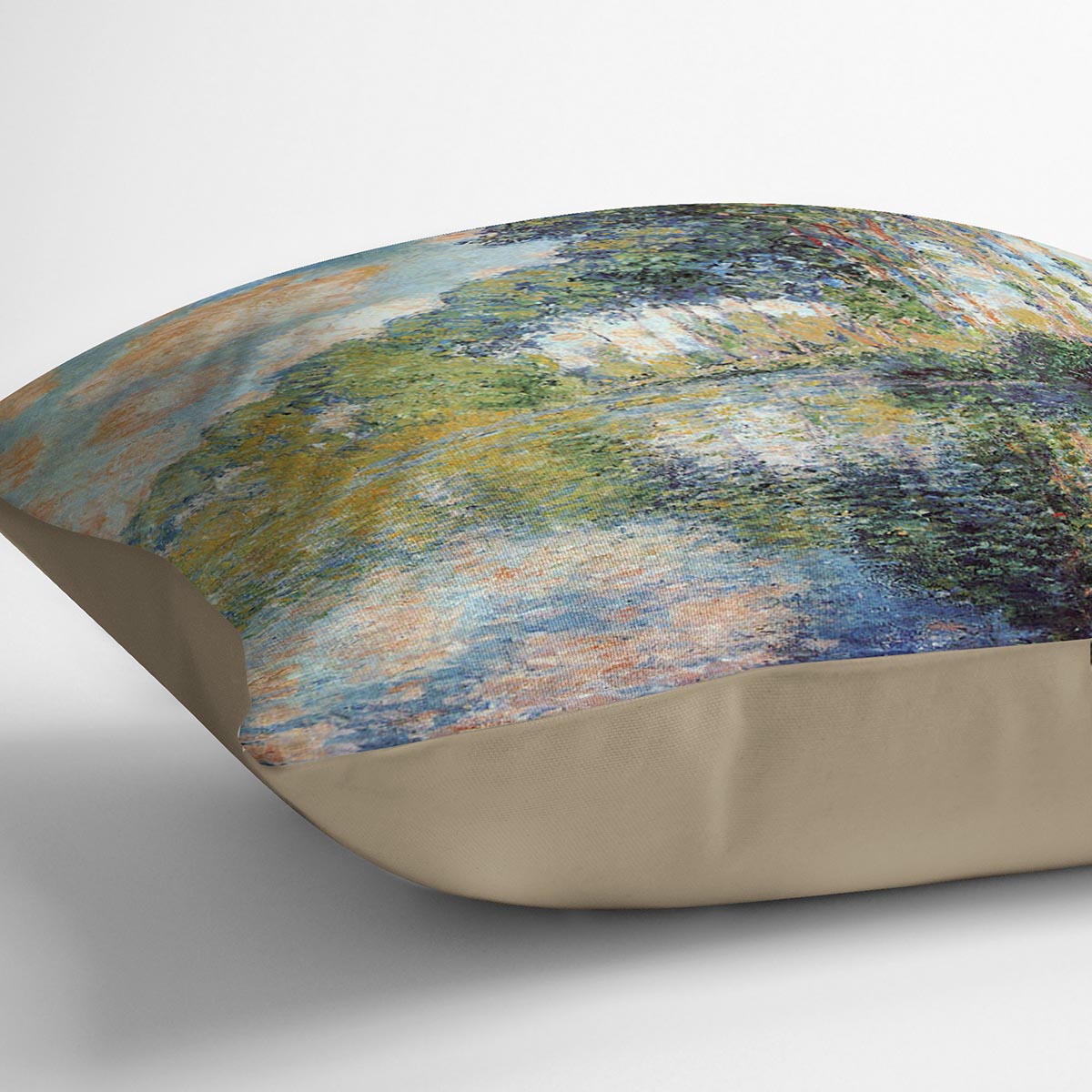 Poplars on the Epte by Monet Cushion
