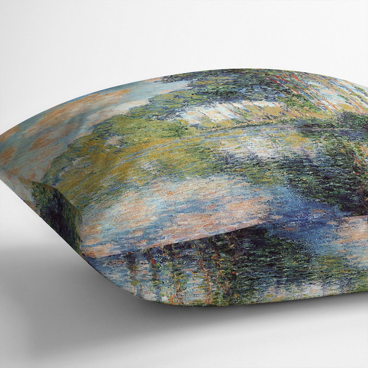 Poplars on the Epte by Monet Cushion