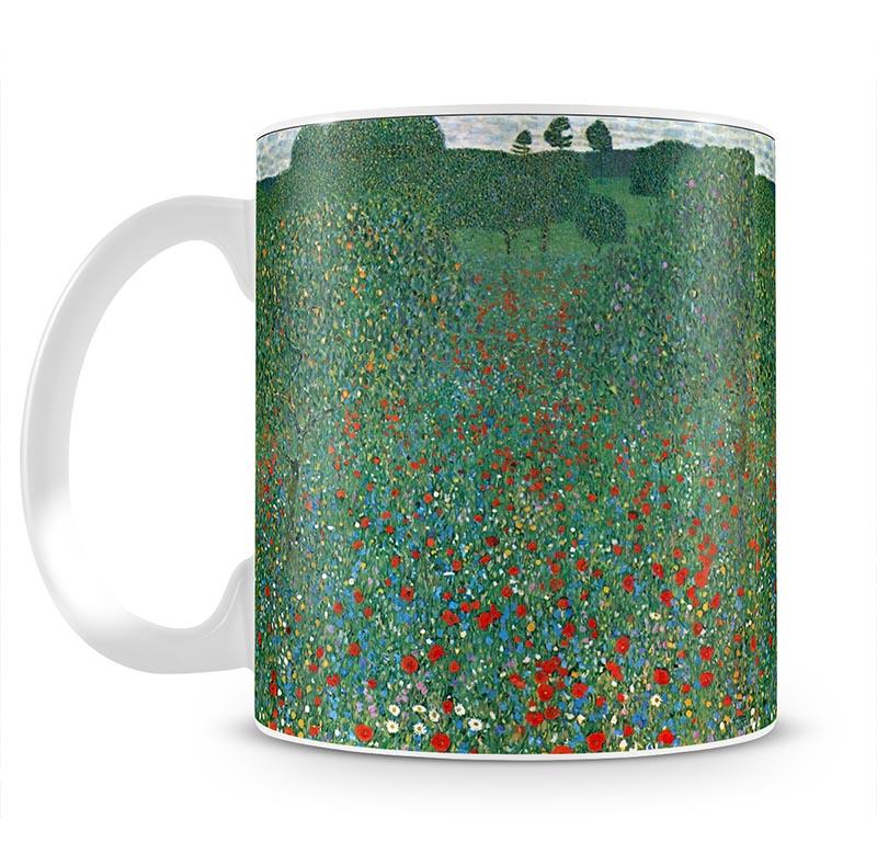 Poppy Field by Klimt Mug - Canvas Art Rocks - 2