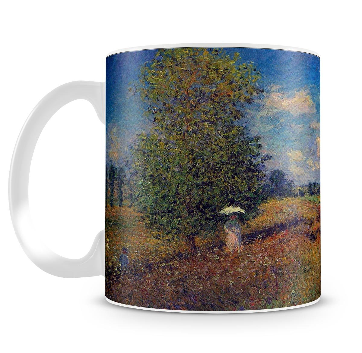 Poppy Field in Summer by Monet Mug - Canvas Art Rocks - 4