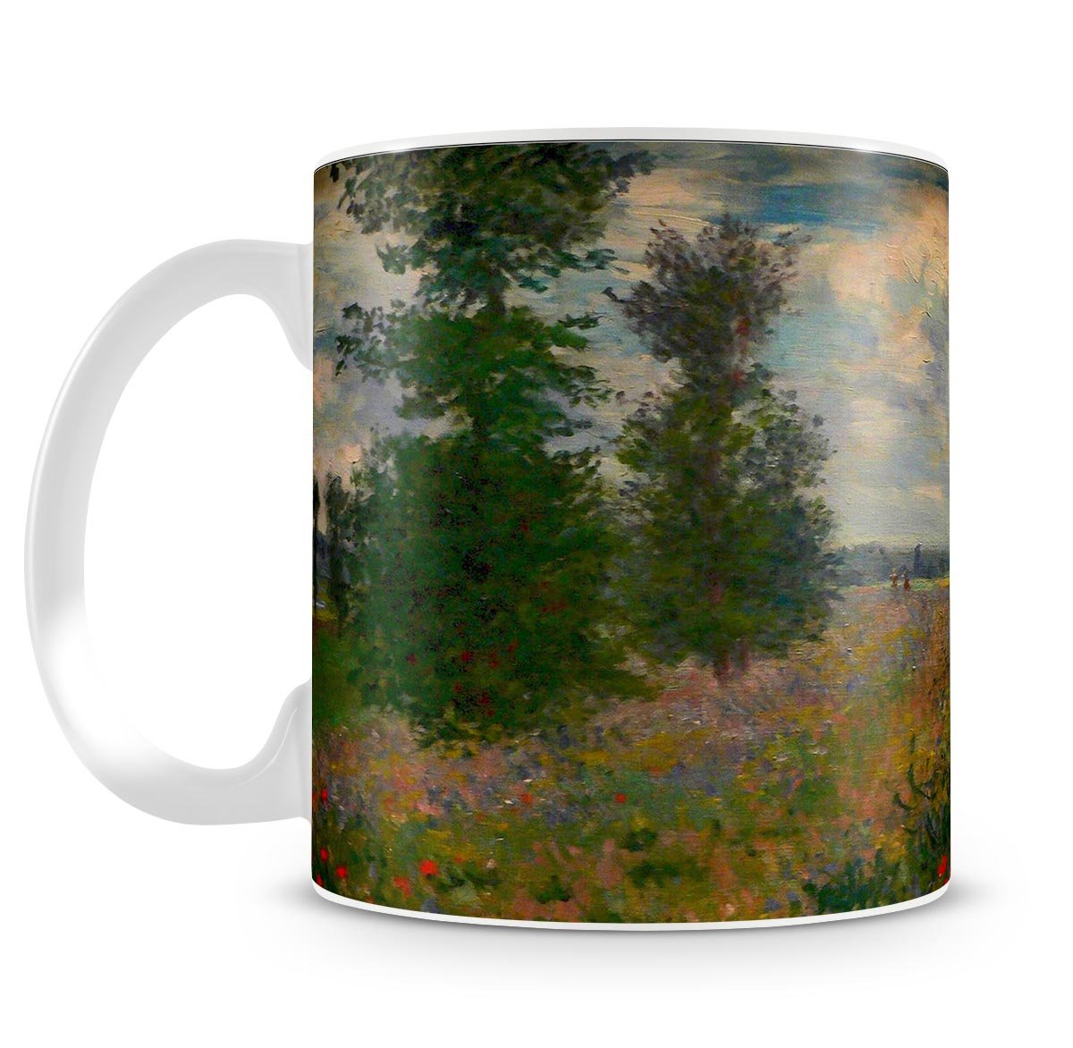 Poppy field Argenteuil by Monet Mug - Canvas Art Rocks - 4