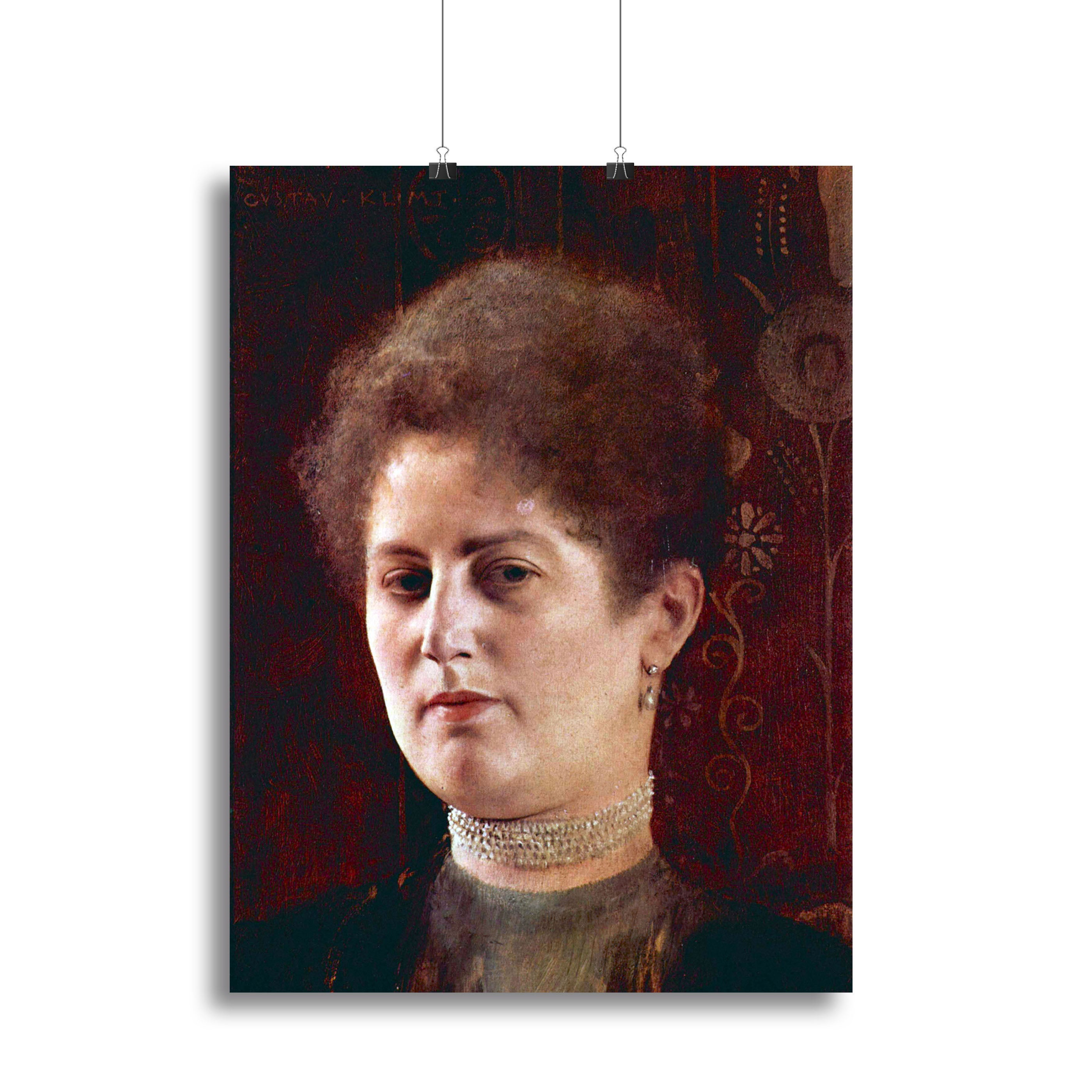 Portrai of a Woman by Klimt Canvas Print or Poster - Canvas Art Rocks - 2