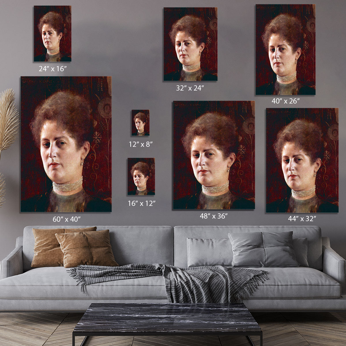 Portrai of a Woman by Klimt Canvas Print or Poster - Canvas Art Rocks - 7