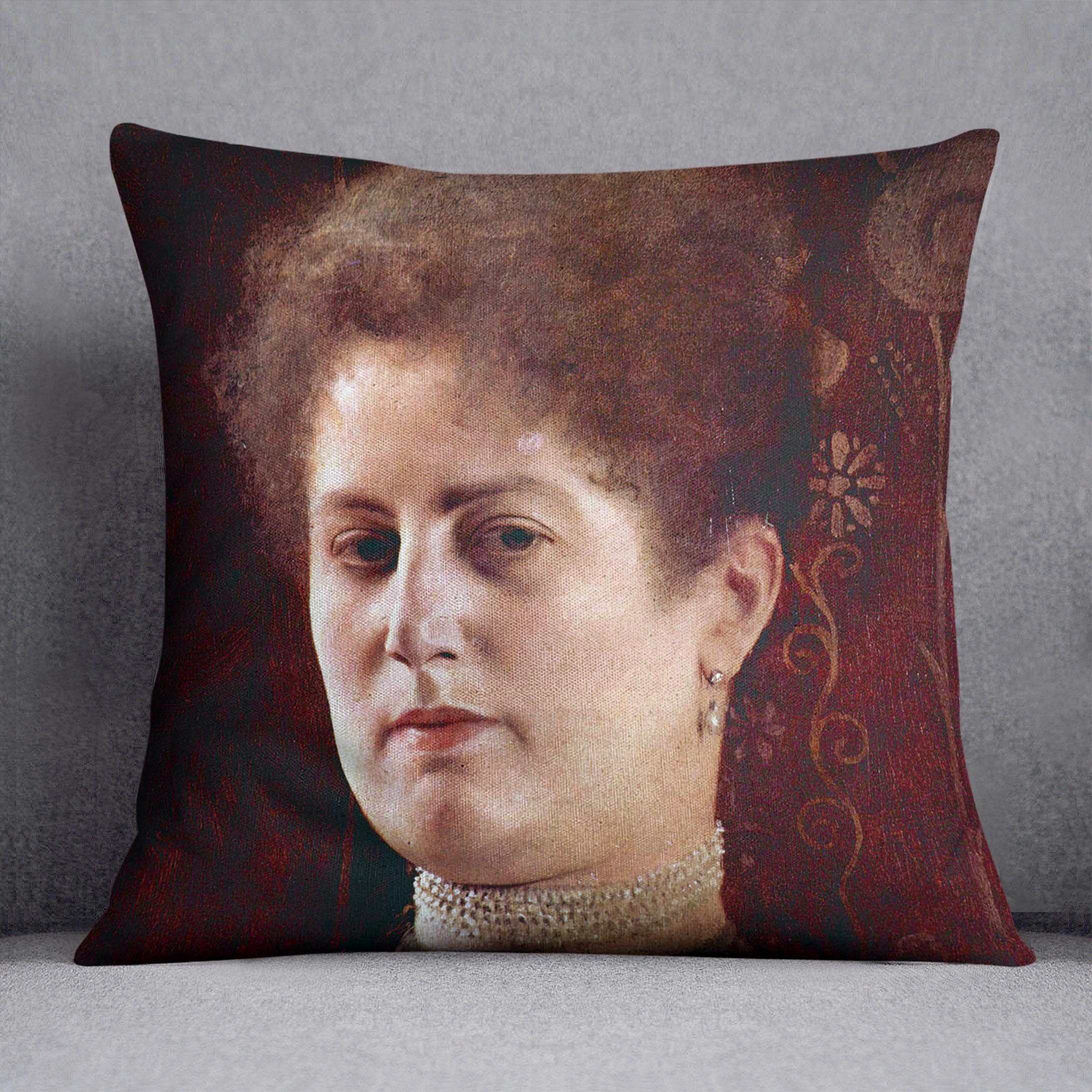 Portrai of a Woman by Klimt Cushion