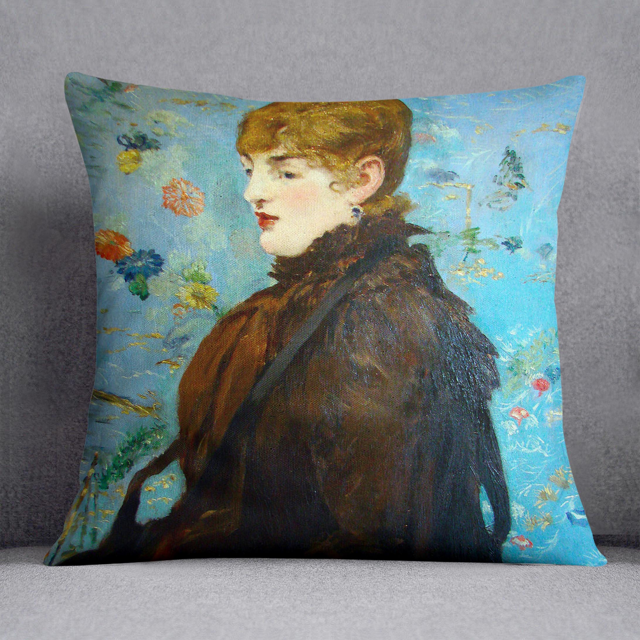 Portrait de MCry Laurent 1882 by Manet Cushion