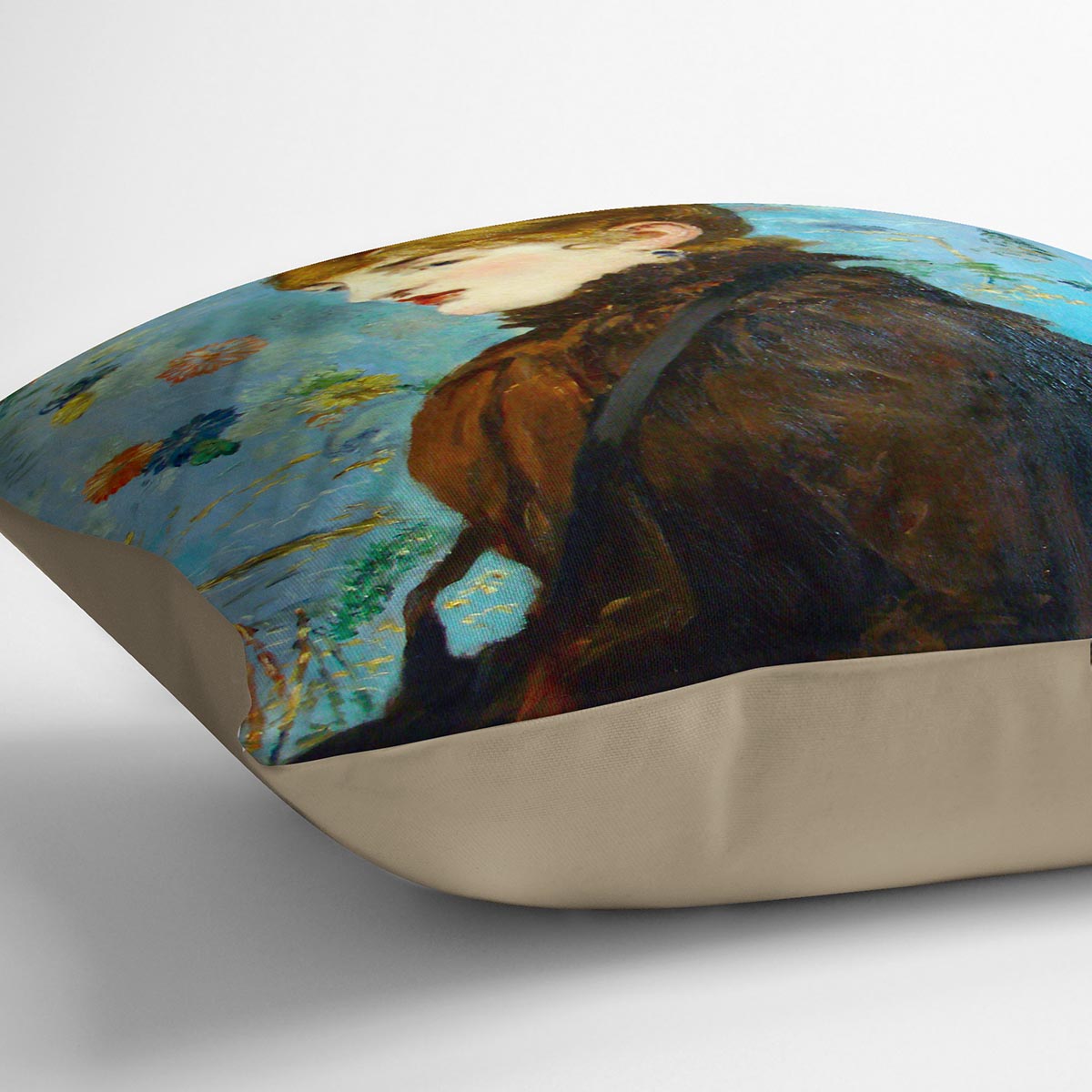 Portrait de MCry Laurent 1882 by Manet Cushion