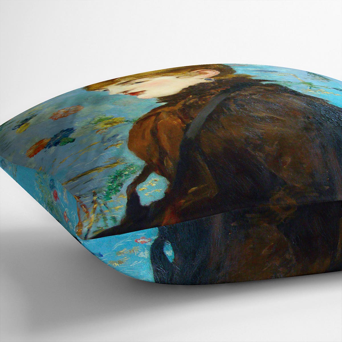 Portrait de MCry Laurent 1882 by Manet Cushion