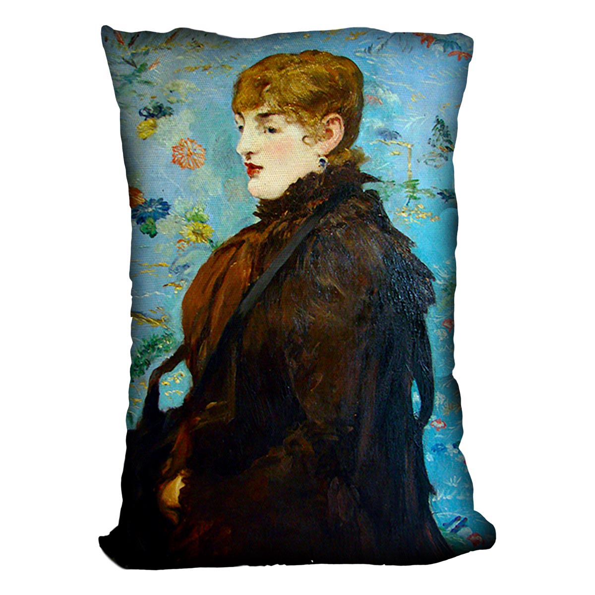 Portrait de MCry Laurent 1882 by Manet Cushion