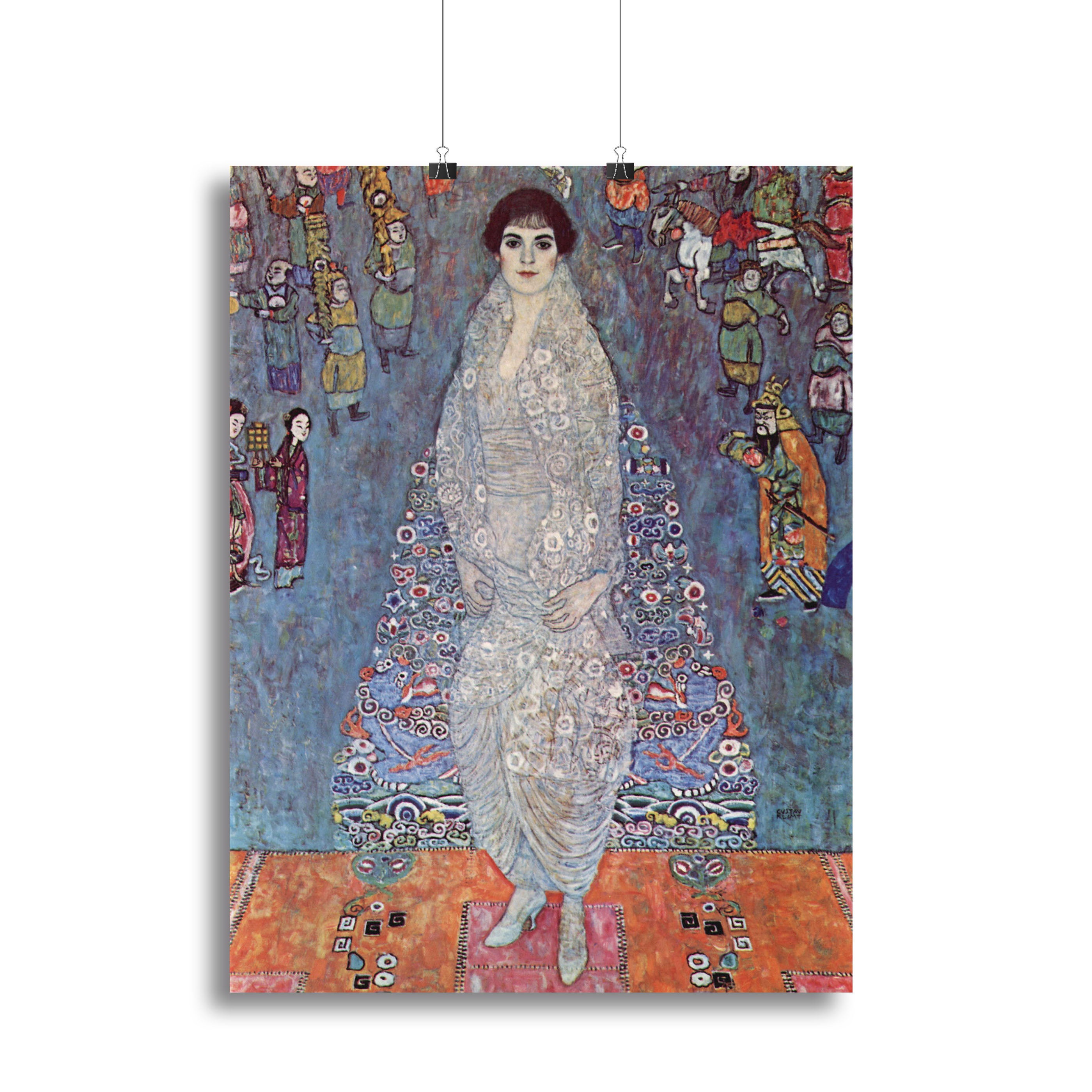 Portrait of Baroness Elisabeth Bachofen by Klimt Canvas Print or Poster - Canvas Art Rocks - 2
