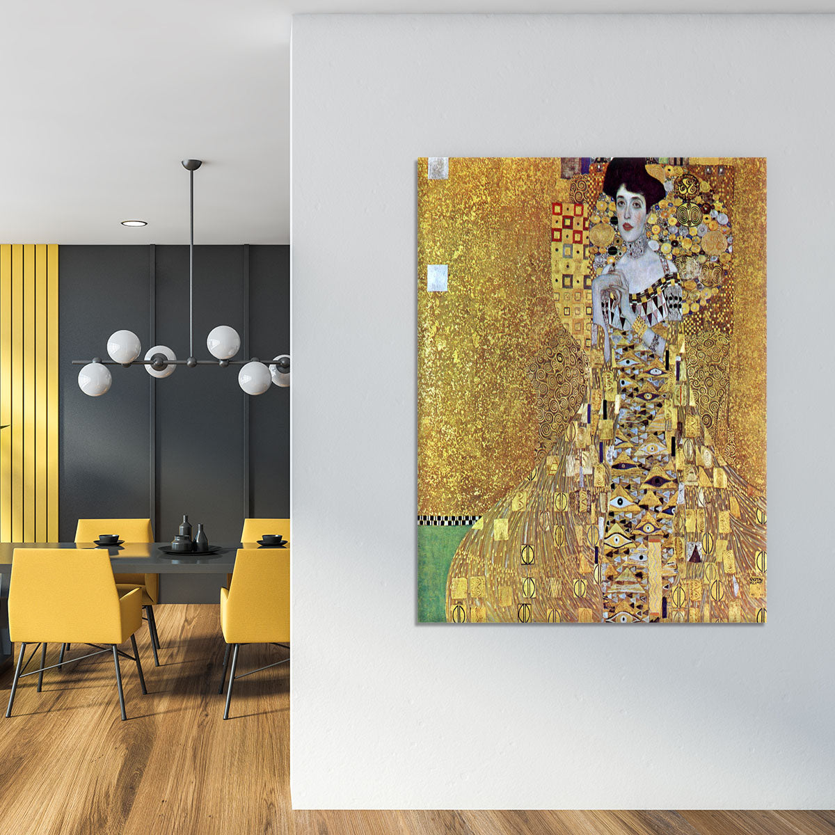 Portrait of Block Bauer 2 by Klimt Canvas Print or Poster - Canvas Art Rocks - 4