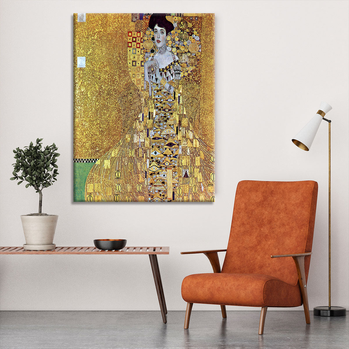 Portrait of Block Bauer 2 by Klimt Canvas Print or Poster - Canvas Art Rocks - 6
