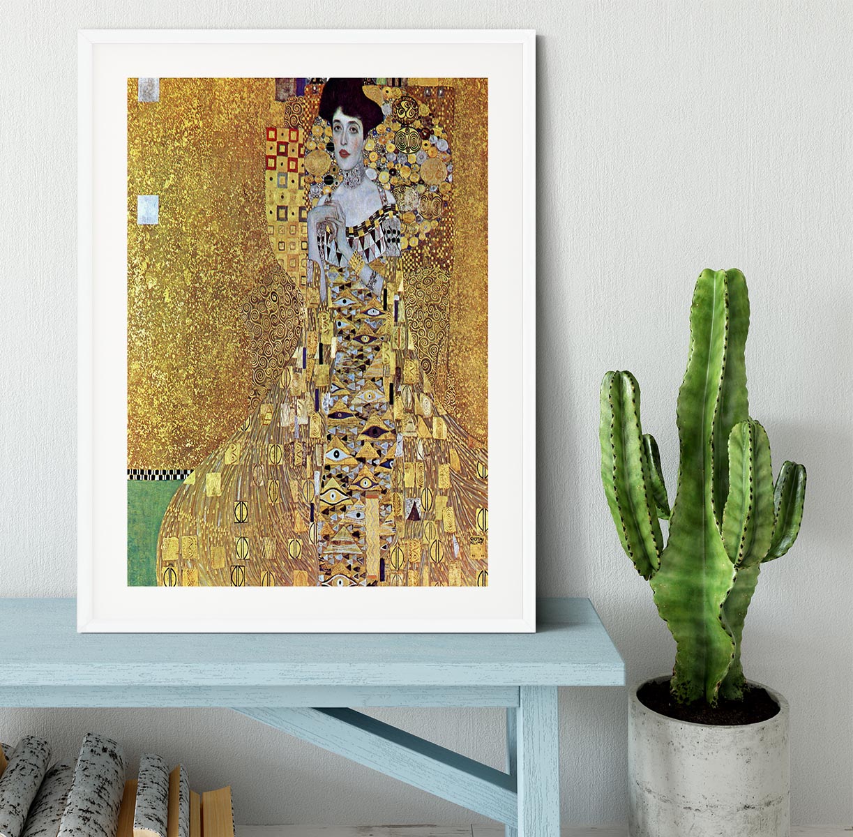 Portrait of Block Bauer 2 by Klimt Framed Print - Canvas Art Rocks - 5