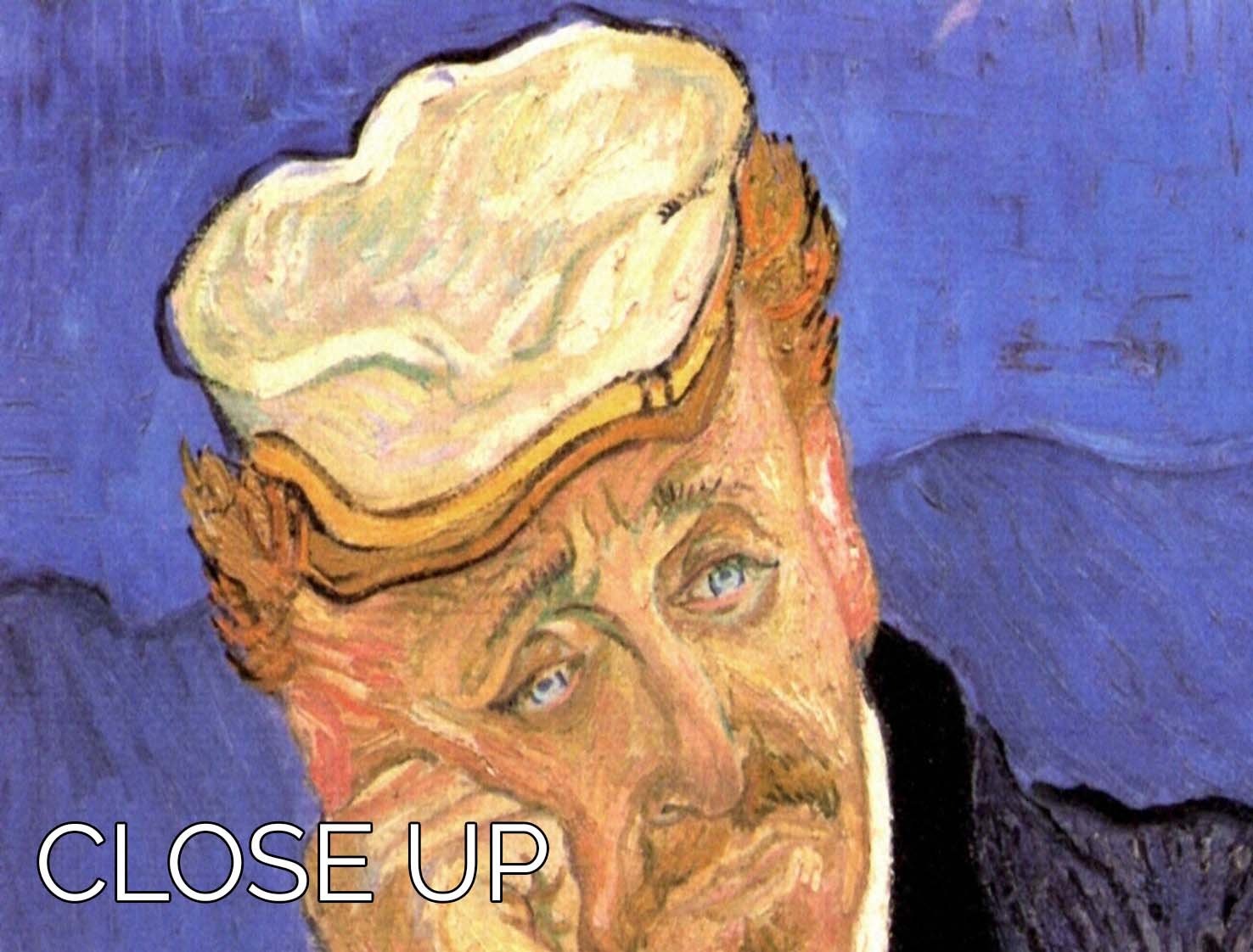 Portrait of Doctor Gachet by Van Gogh 3 Split Panel Canvas Print - Canvas Art Rocks - 3