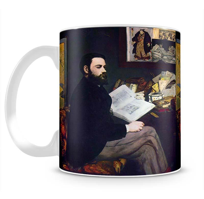 Portrait of Emile Zola by Manet Mug - Canvas Art Rocks - 2