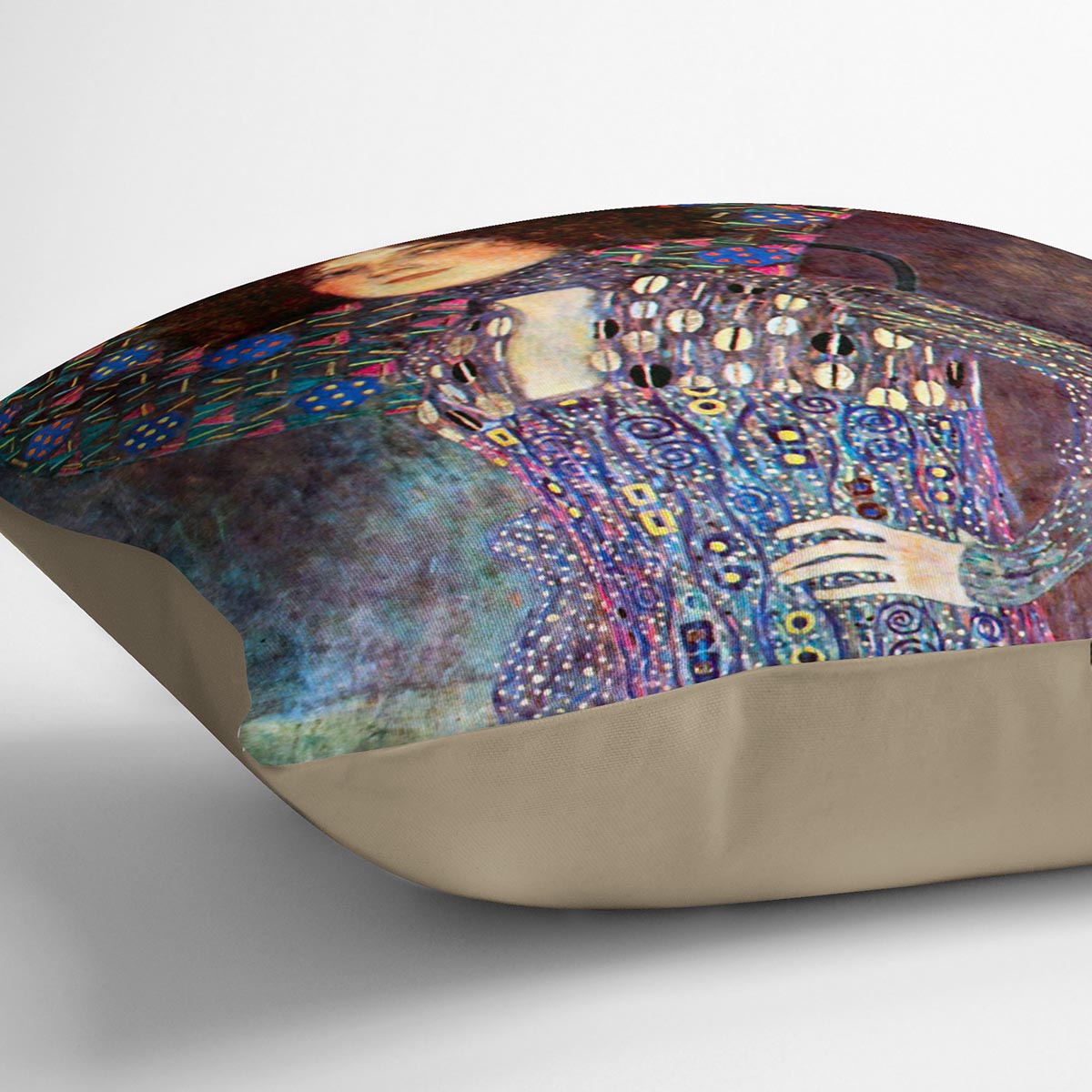 Portrait of Emily Floge by Klimt Cushion