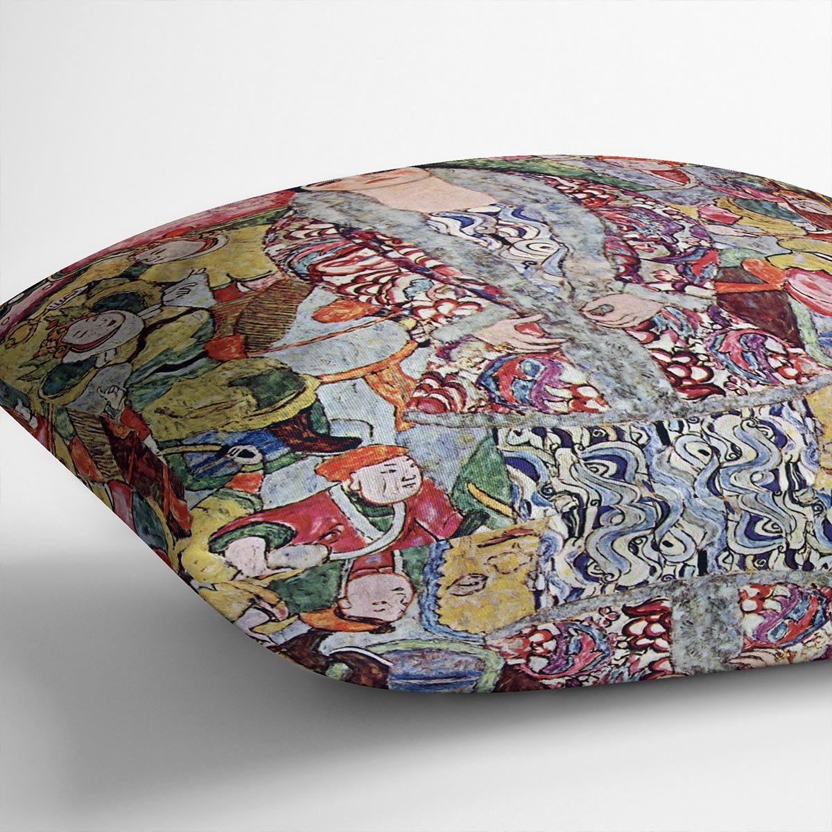 Portrait of Frederika Maria Beer by Klimt Cushion