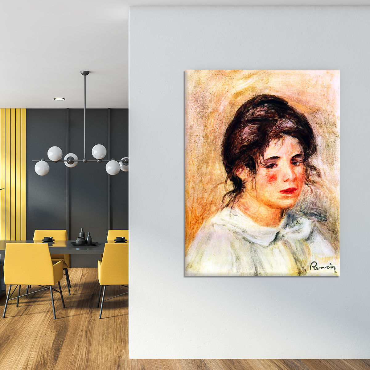 Portrait of Gabrielle by Renoir Canvas Print or Poster - Canvas Art Rocks - 4