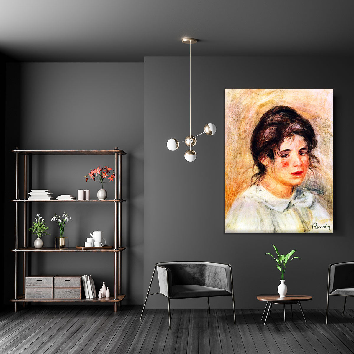Portrait of Gabrielle by Renoir Canvas Print or Poster - Canvas Art Rocks - 5