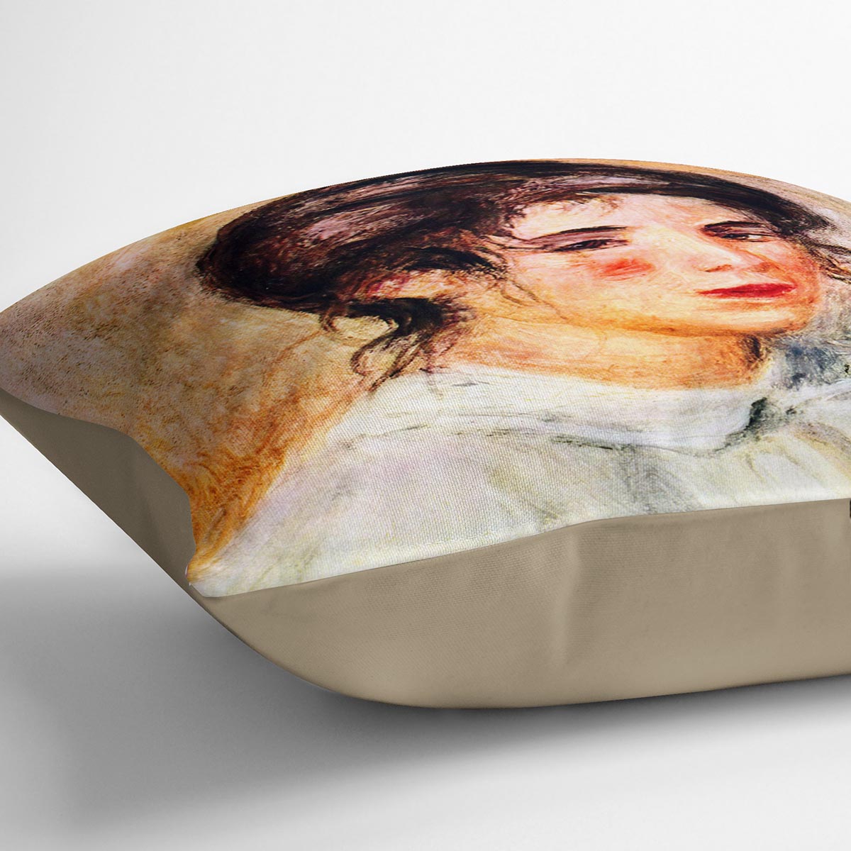 Portrait of Gabrielle by Renoir Cushion