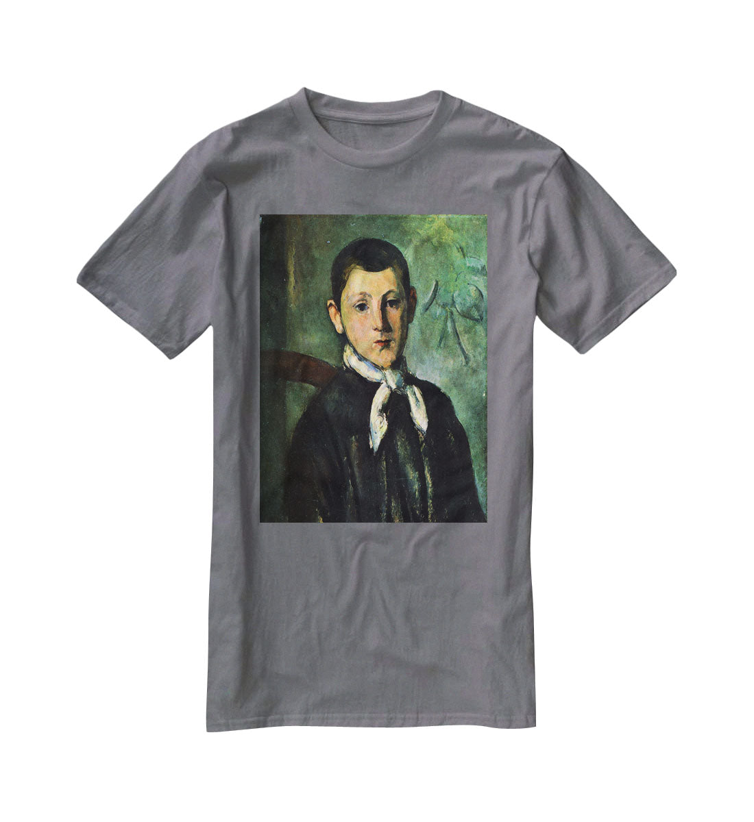 Portrait of Lois Guillaime by Cezanne T-Shirt - Canvas Art Rocks - 3