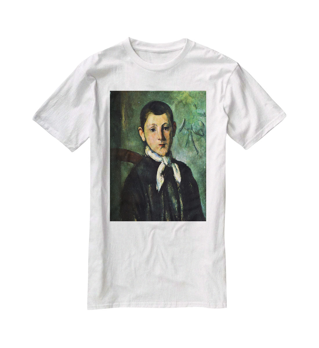 Portrait of Lois Guillaime by Cezanne T-Shirt - Canvas Art Rocks - 5