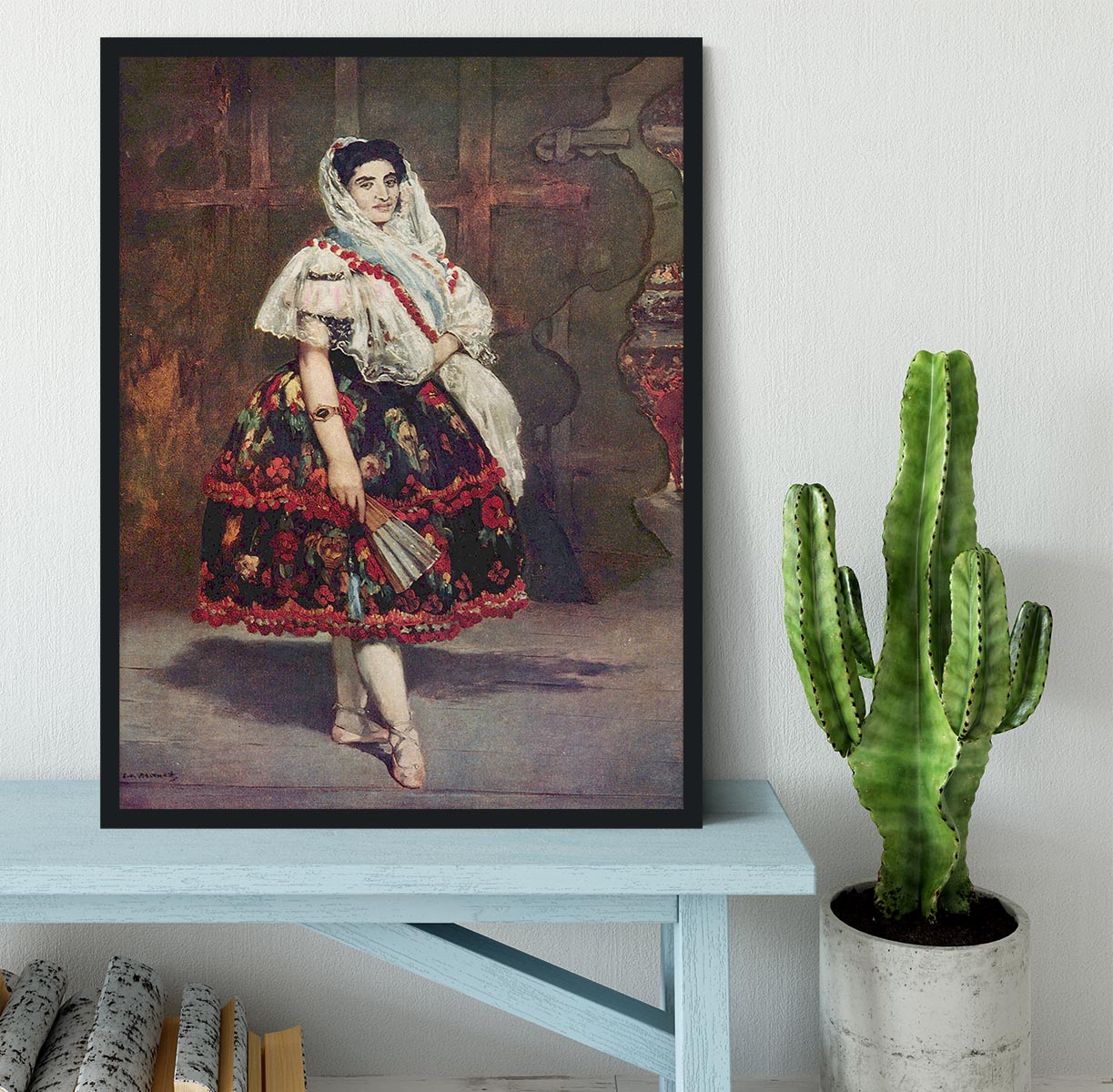 Portrait of Lola de Valence by Manet Framed Print - Canvas Art Rocks - 2