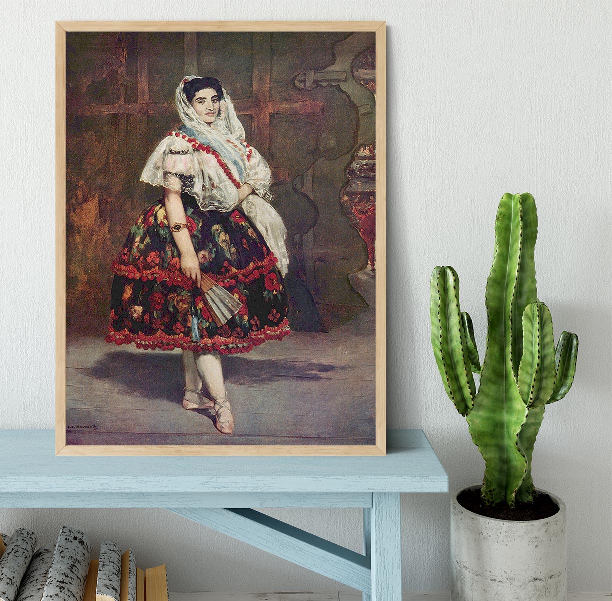 Portrait of Lola de Valence by Manet Framed Print - Canvas Art Rocks - 4
