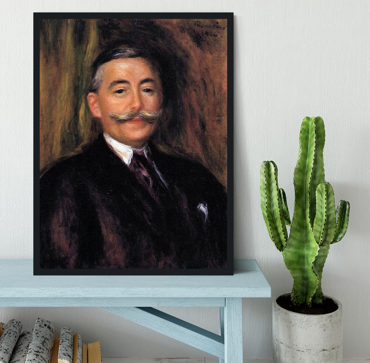 Portrait of Maurice Gangnat by Renoir Framed Print - Canvas Art Rocks - 2