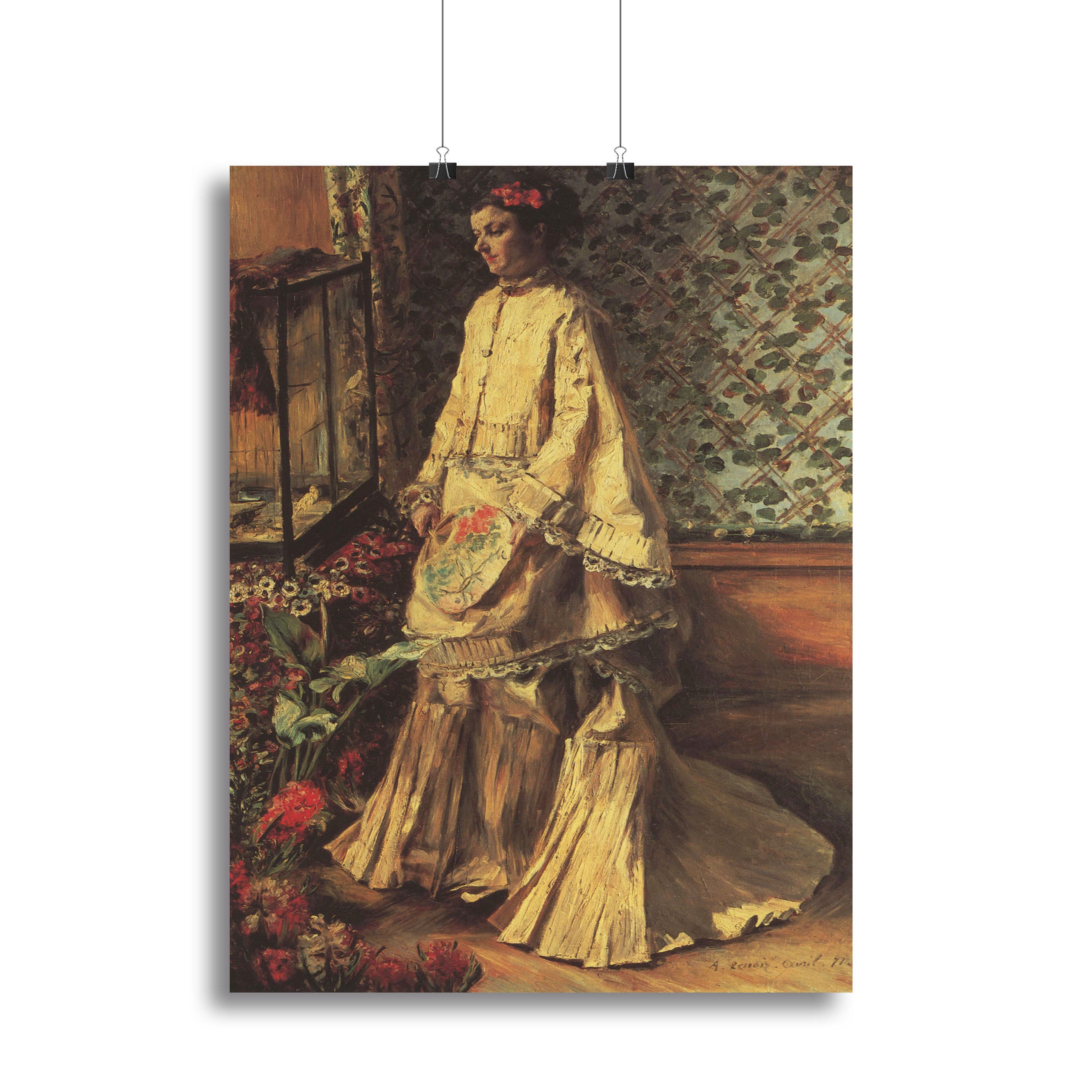 Portrait of Rapha by Renoir Canvas Print or Poster - Canvas Art Rocks - 2