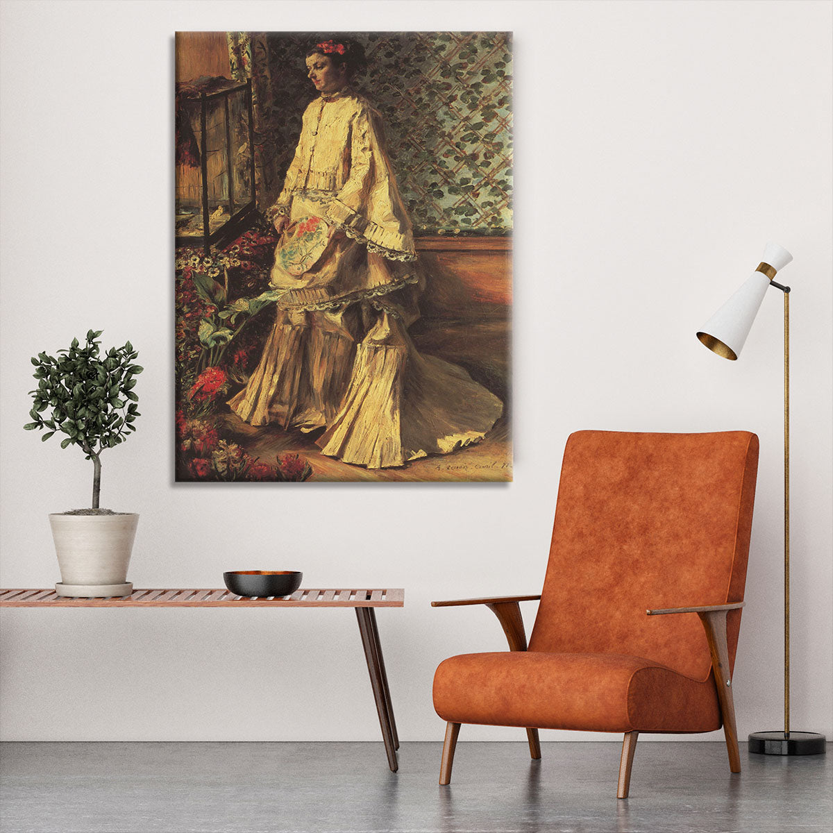 Portrait of Rapha by Renoir Canvas Print or Poster - Canvas Art Rocks - 6